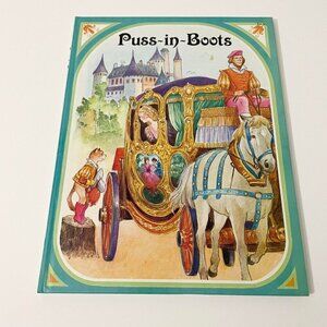 Vintage 1984 Puss in Boots by Wishing Well Books